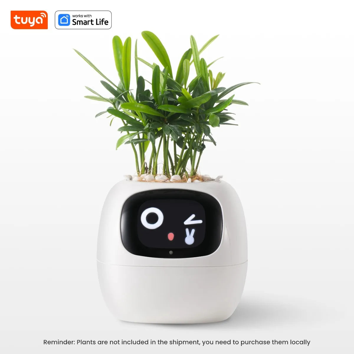 Tuya Ivy Smart Planter,Endless Fun Over 49 Rich Expressions,7 smart sensors,