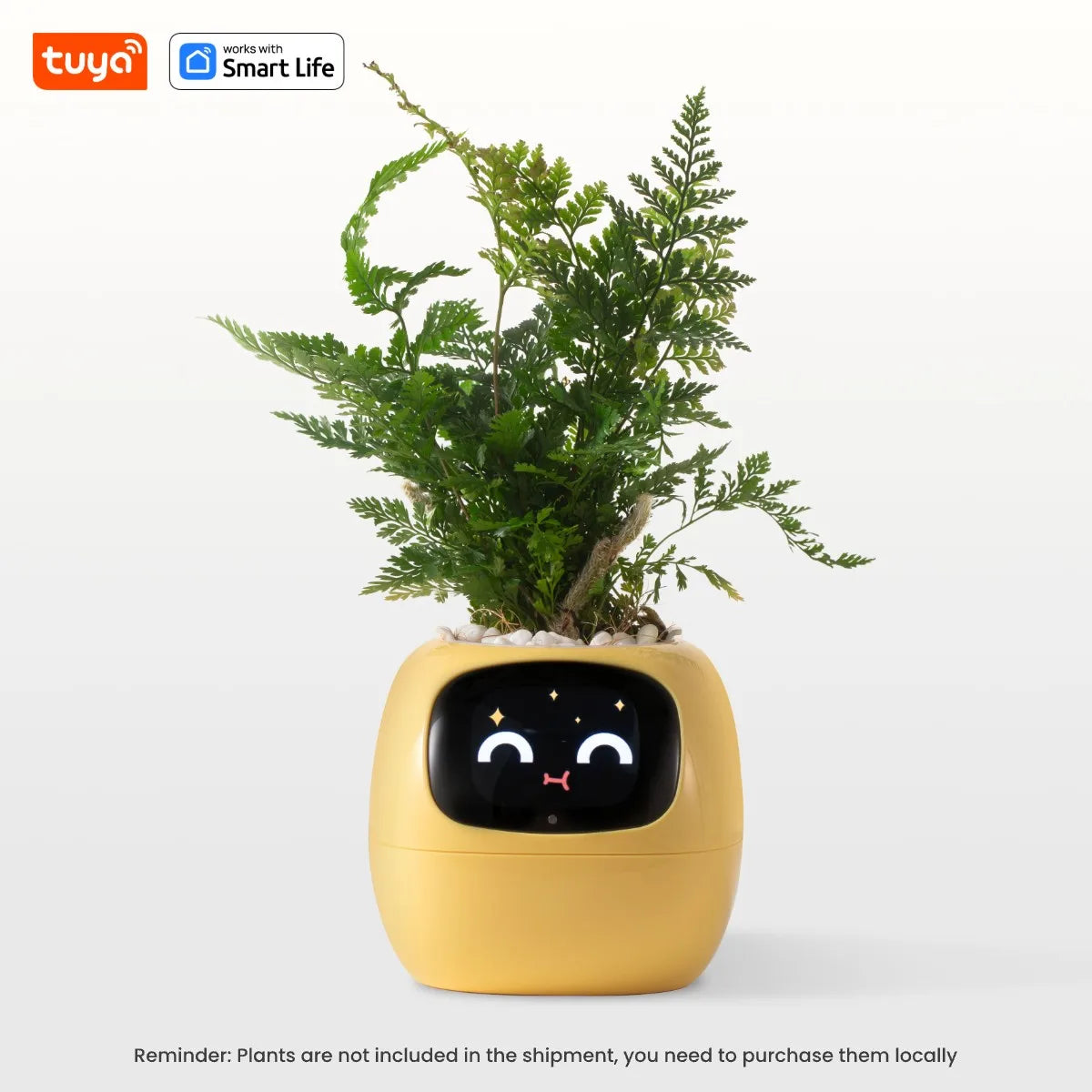 Tuya Ivy Smart Planter,Endless Fun Over 49 Rich Expressions,7 smart sensors,